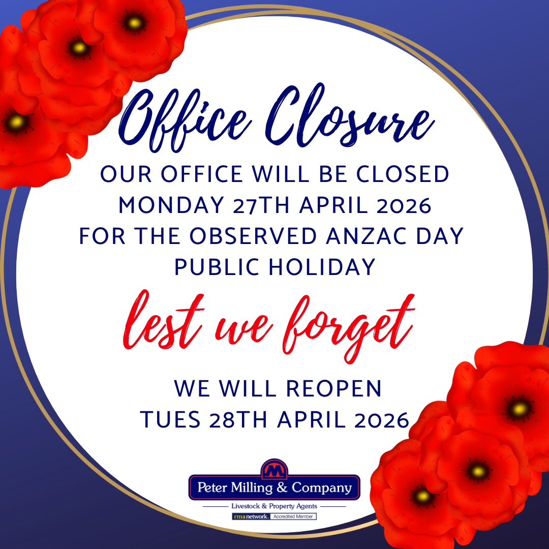 Public Holiday Office Closure - Peter Milling & Company